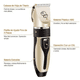 thumbnail image 3 of Maquina Corta Pelo Belug  Perros Cortadora Usb Accesorios Gatos Beige, 3 of 5