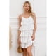 thumbnail image 1 of Vestido Mujer Escalonado Corto Casual Eventos Verano Sexy Coqueto 343, 1 of 3
