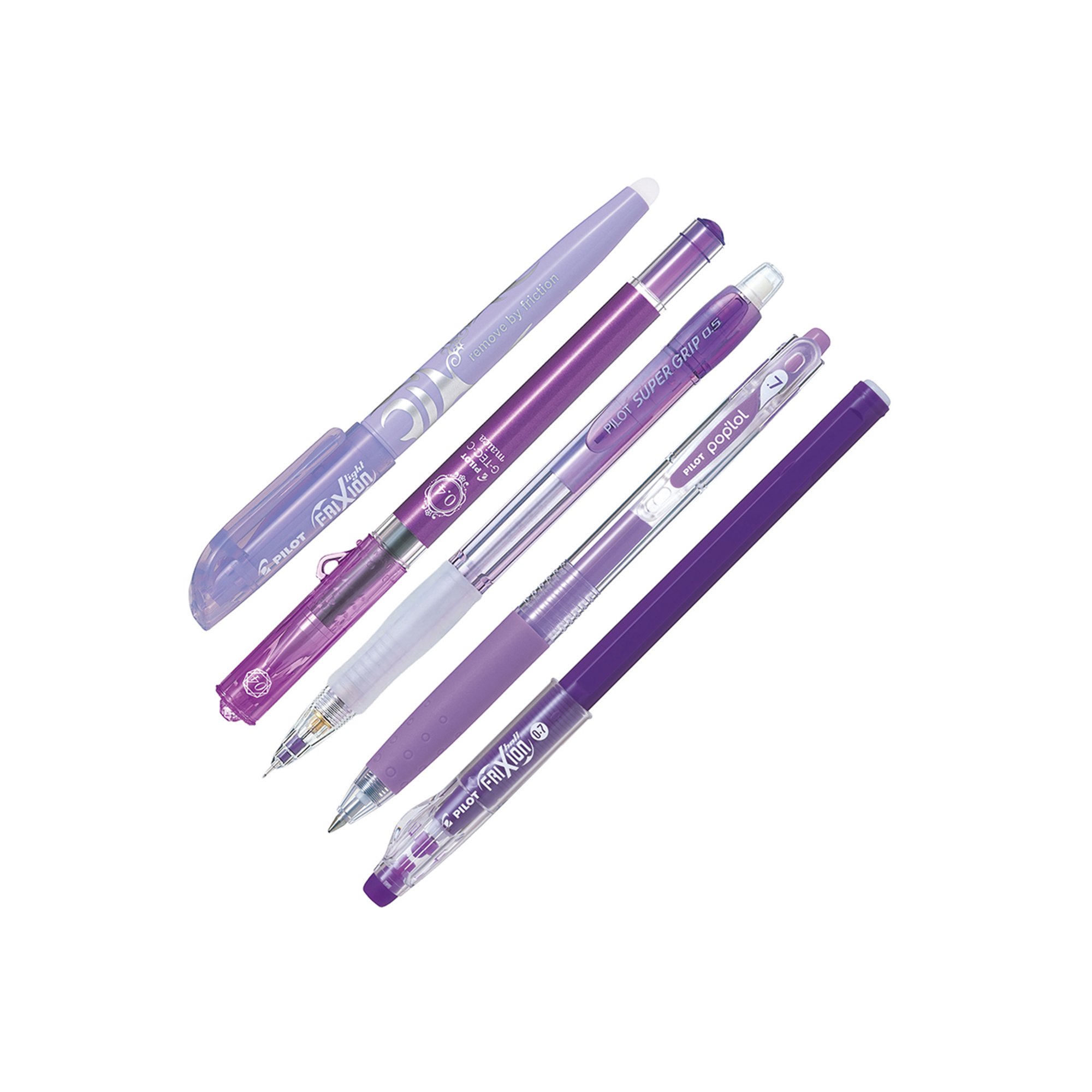 Set 5 Lápices Violeta Surtidos (001) Pilot