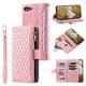 thumbnail image 1 of Premium Leather Flip Phone Case with Zipper Wallet for iPhone 14, 13, 12, 11 Pro Max, X, XS, XR, 8, 7, Plus SE 2020, 2022, 1 of 3