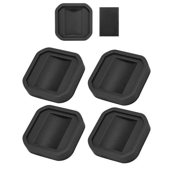 Copas para ruedas de muebles Yupeak de silicona antideslizante, 4 unidades