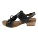 thumbnail image 3 of Sandalia Exs Flecos Cuero Negra, 3 of 5