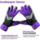 thumbnail image 3 of Soccer Goalie Goalkeeper Gloves for Kids, Boys, Children, Youth, 3 of 3