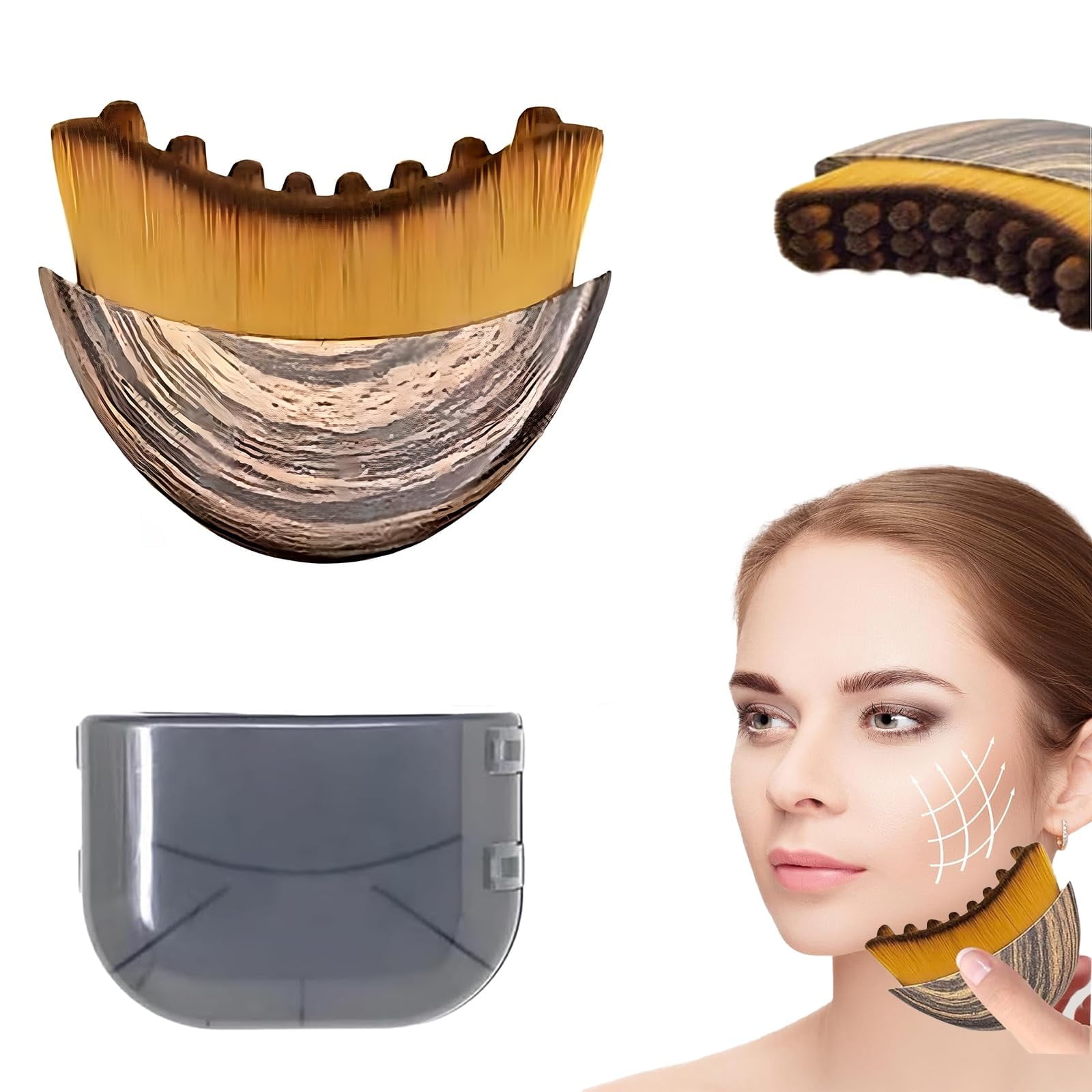 Cepillo Facial De Contorno Linfático Angeo Linfatic Drenage