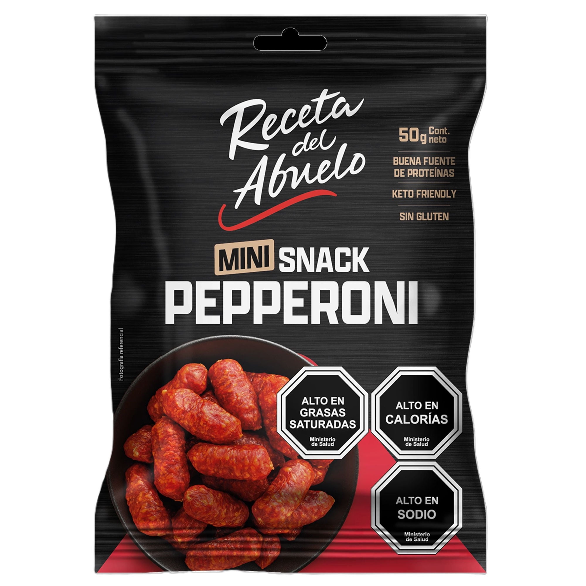 Mini Snack Pepperoni 50 g Receta del Abuelo
