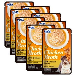 Inaba Ciao - Inaba Churu Broth Snack Gato Con Pollo - Pack 8 Sobres