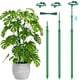 thumbnail image 1 of Carrito telescópico con forma de estacas para plantas, 3 piezas, ajustables de 45,5 a 107,5 cm, 1 of 6