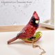thumbnail image 3 of Caja de joyas JWT Astyle Cardenal rojo de 9 cm con cristales, 3 of 9