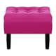 thumbnail image 1 of Pouf Wood 1c Felpa 00 Fucsia, 1 of 4