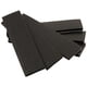 thumbnail image 1 of Almohadillas antideslizantes SOFTTOUCH 6 piezas 2,5 x 10 cm negras, 1 of 4