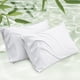 thumbnail image 1 of Juego de 2 fundas de almohada Bedsure Cooling Queen Size, color blanco, 1 of 7