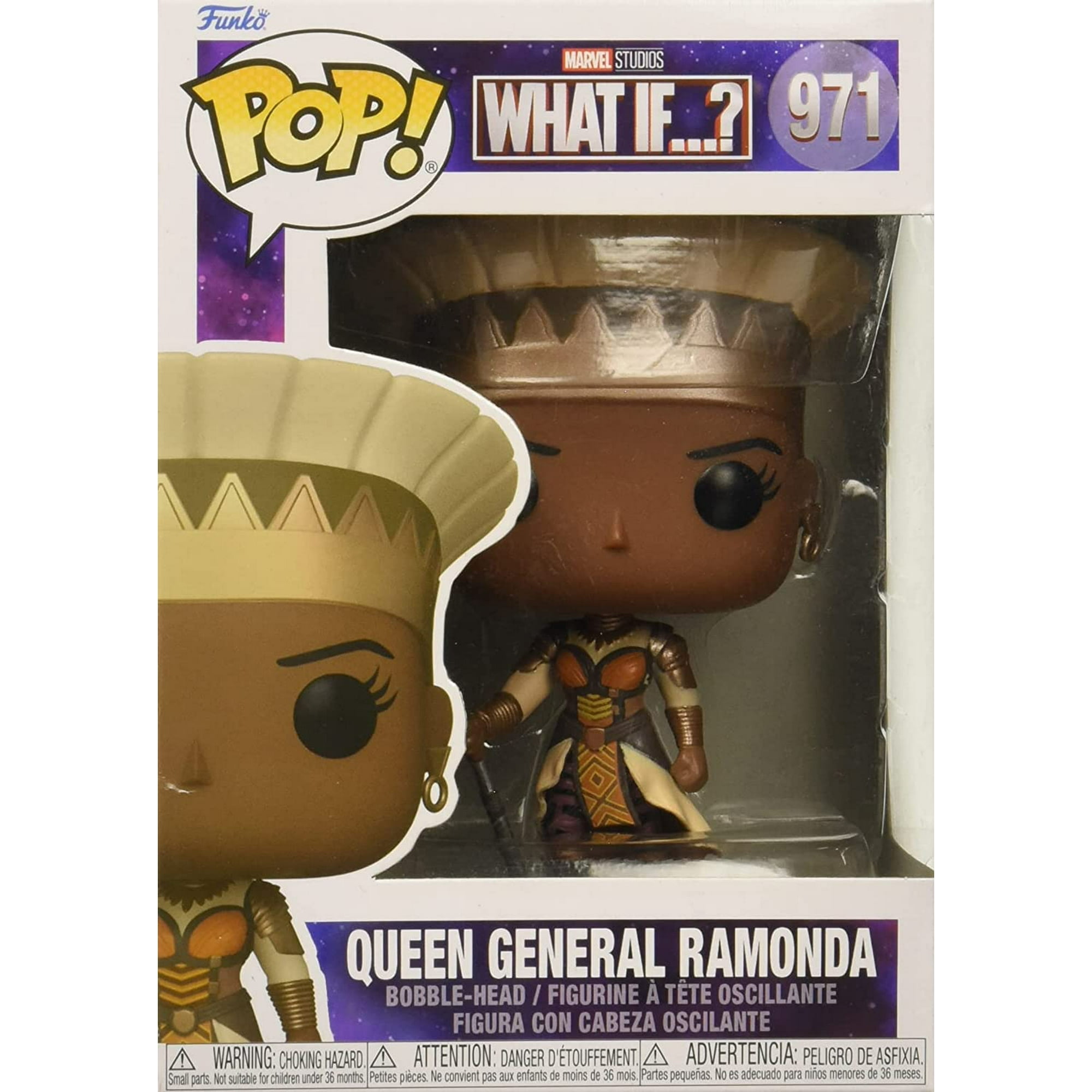 Funko - Pop Marvel: What If? - Queen General Ramonda, Multicolor, (58650)