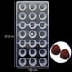 thumbnail image 3 of Pack X2 Moldes Chocolate Moldes De Policarbonato Circular Gris, 3 of 5