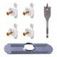 thumbnail image 2 of Kit de reparación de anclajes para paneles de yeso Bullfix – Pack de 4 – 113 kg, 2 of 8