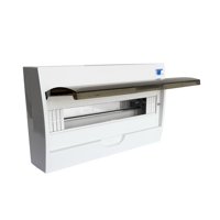 Tablero Eléctrico Sobreponer Drl 18 Modulos Tapa Clara Sec