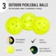 thumbnail image 4 of Set de 2 palas de pickleball Holbrook + 3 pelotas + bolsa, 4 of 9
