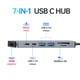thumbnail image 2 of Adaptador HDMI USB C Hub Selore&S-Global 7 en 1 para MacBook, 2 of 7