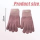 thumbnail image 5 of Guantes de lana de punto de invierno para mujeres estudiantes ciclismo guantes gruesos cálidos de doble pantalla táctil, 5 of 5