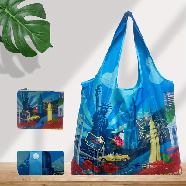 Museum Van Gogh Famous Painting Series Shopping Bag Folding Picture Scroll Bag