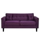 thumbnail image 1 of Sofa New Retro 3c Felpa 00 Morado, 1 of 6