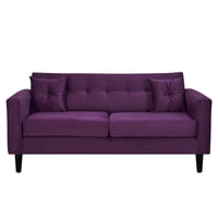 Bodevir - Sofa New Retro 3C Felpa 00 Morado