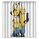 thumbnail image 1 of Cortina de ducha de minions, juego de cortina de baño con ganchos, tamaño 66 x 72 pulgadas, 1 of 3