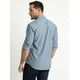 thumbnail image 3 of Camisa Lisa Chambray Azul azul M, 3 of 4