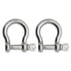 thumbnail image 1 of BoatTector Bow Shackle Extreme Max de acero inoxidable 3/8, paquete de 2, 1 of 5