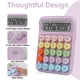 thumbnail image 3 of Calculadora Escritorio 12 Digitos Pantalla Grande Violeta, 3 of 6