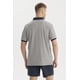 thumbnail image 3 of Polera Hombre Cuello Contraste Gris- ll, 3 of 4