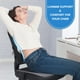 thumbnail image 3 of Almohada de apoyo lumbar LumbarPal para silla de oficina y coche, color negro, 3 of 3