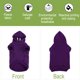 thumbnail image 3 of Sudadera para Perros con Capucha Ropa de Primavera/Otoño/Invierno Abrigo Cálido para Perros Pequeños y Medianos Púrpura S, 3 of 7