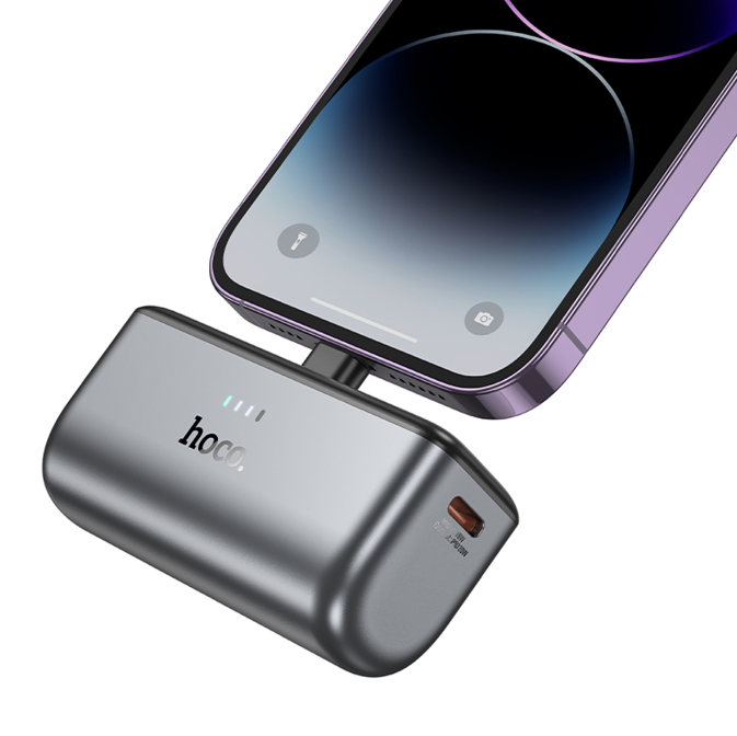 Hoco. - Power Bank Lighting Mini Pocket Q31 5000Mah 20W