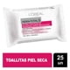 thumbnail image 2 of Toallas Desmaquillantes L'oreal Paris Piel Seca A Sensible, 2 of 2
