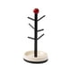 thumbnail image 1 of Estante Para Secar Tazas, Estante Para Secar Botellas De Agua, Para Biberones, Tazas, Botellas De Vidrio, Negro Y Rojo, 1 of 3