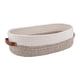 thumbnail image 1 of Cesta De Algodón Tarcha Tejida Organizador De Baño Bin Para Sala De Estar Gabinete Casero Gray And White, 1 of 5