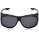 thumbnail image 2 of Anteojos de sol Dioptics Solar Shield Classic para usar sobre anteojos, gris, 66 mm, 2 of 5