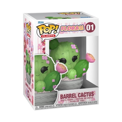 Figura De Vinilo Funko Pop! Plantas: Flora, Cactus En Forma De Barril, 9,5 Cm