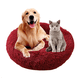 thumbnail image 1 of Cama Antiestrés Felpa para Mascotas Perros Gatos 70cm Rojo, 1 of 3