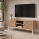 thumbnail image 5 of Rack de TV Fanty 120 cm con Puertas Ranuradas y Nicho Central, 5 of 8