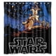 thumbnail image 1 of Cortina de ducha de Star Wars, juego de cortina de baño con ganchos, tamaño 60 x 72 pulgadas, 1 of 3