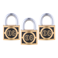Pack 3 Candados Odis 350 50Mm - Llaves Iguales