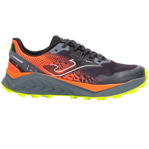 Zapatilla Trail Running Hombre Tundra Negro Naranja Joma
