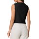 thumbnail image 3 of INSPIRE CHIC Chaleco de Lino sin Mangas para Mujer con Botones, Escote en V, Formal para Trabajo, Talla L, Negro, 3 of 5