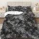 thumbnail image 1 of Bedding Including 1 Comforter and 2 Pillowcases (filling Not Included) Designed with a Cozy Black and Gray Plush Faux Fur Pattern Perfect for Winter This Soft L, 1 of 1