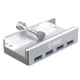 thumbnail image 1 of Hub 4 Usb 3.0 Aluminio con prensa plateado, 1 of 6