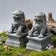 thumbnail image 2 of Par de estatuas Fu Foo Dogs, leones guardianes asiáticos para acuario, talla M, 2 of 7