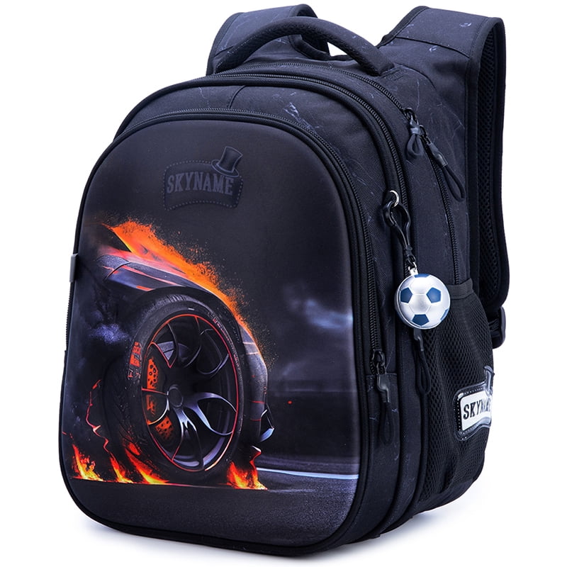 New Kids School Backpack Boys Orthopedic Checkerboard Knapsack Children