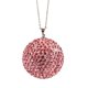 thumbnail image 4 of Diamond Crystal Ball Cars Charms Car Colgante Para Adorno Espejo Retrovisor Rosa, 4 of 5