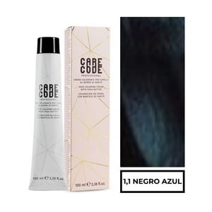 Care Code - Tintura Profesional Permanente 100Ml Negro Azul 1,1 + Oxigen 150 Ml 20 Vol